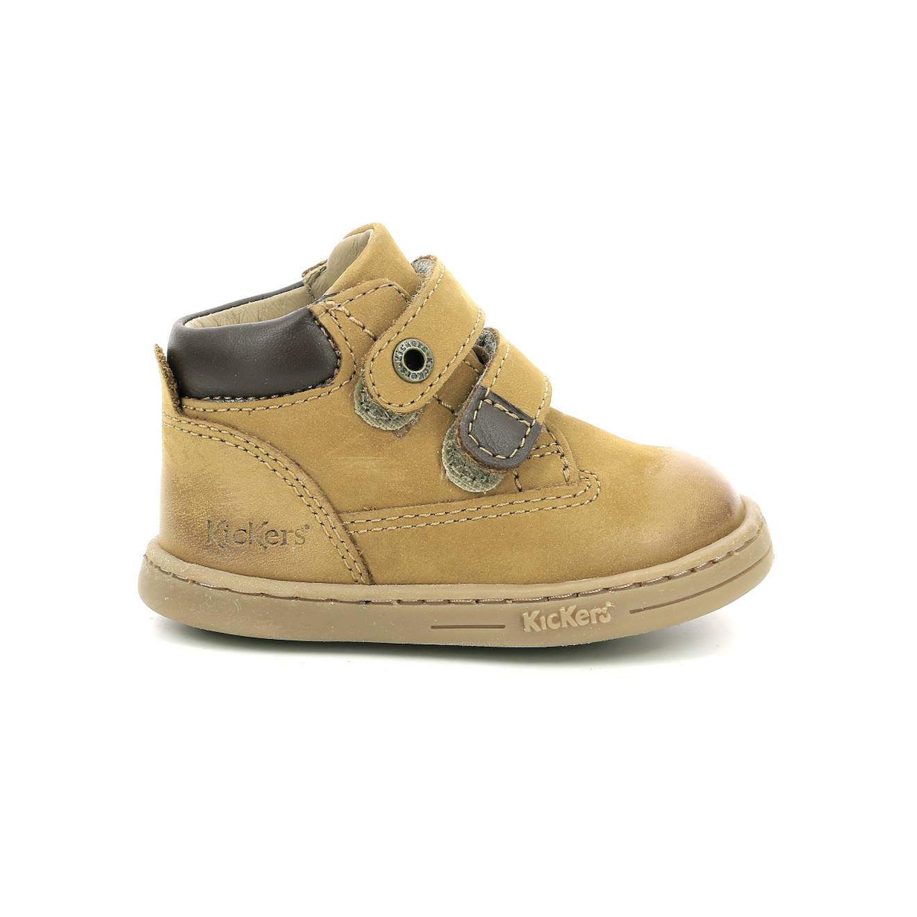 Bottillons Bébé Tackeasy Camel Marron