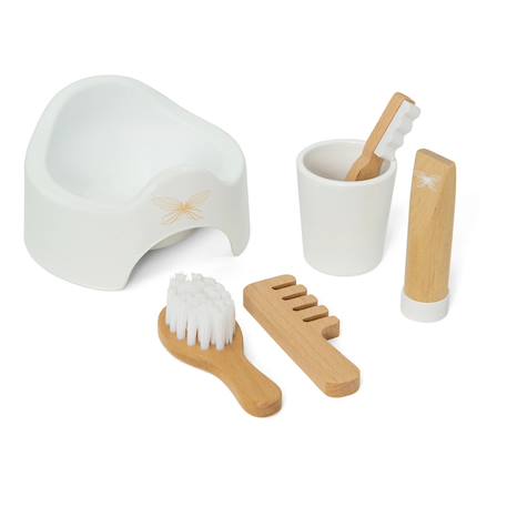 Byastrup - Pot Et Accessoires Pour Poupée Blanc