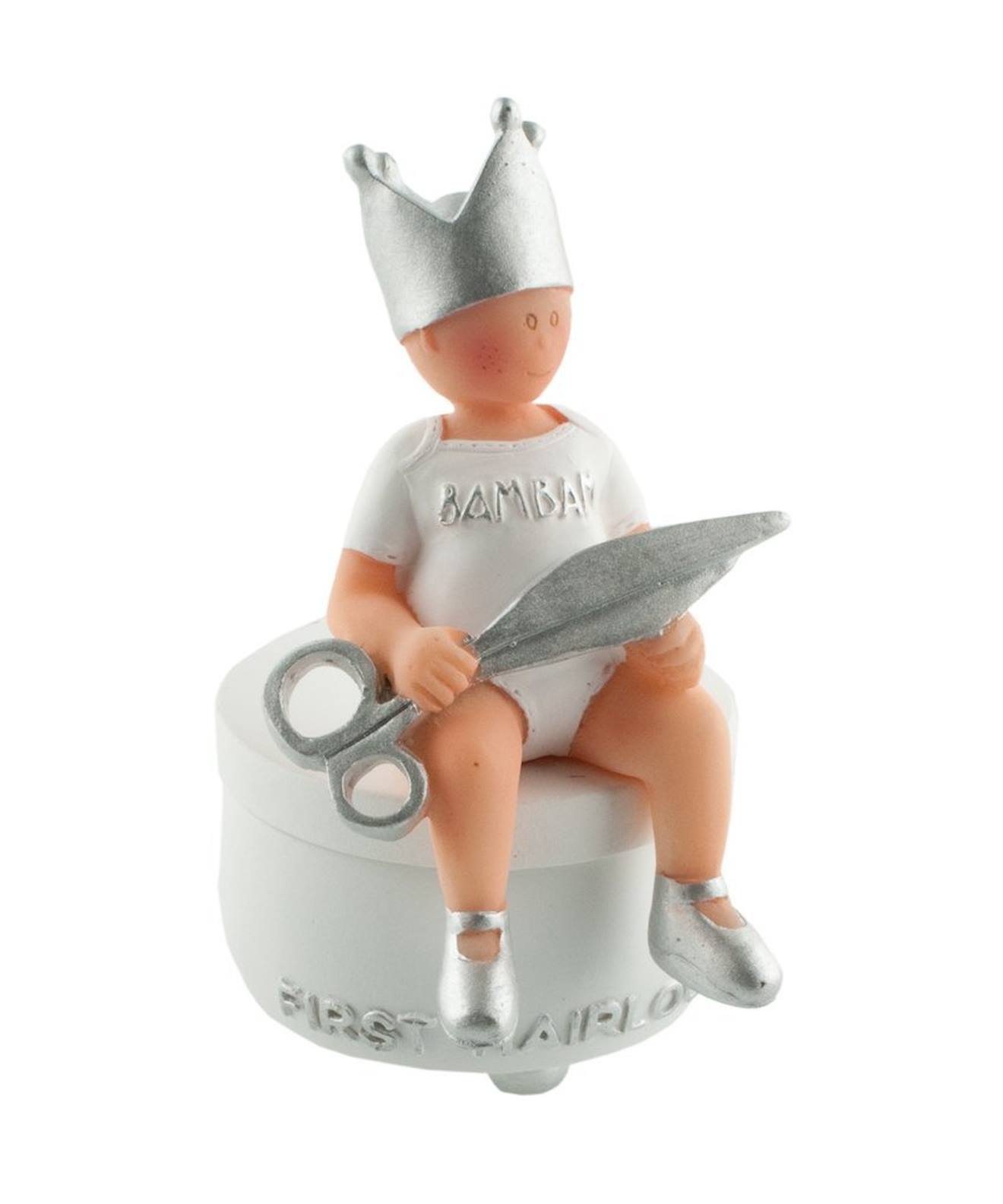 Boîte Première Mèche De Cheveux Blanc