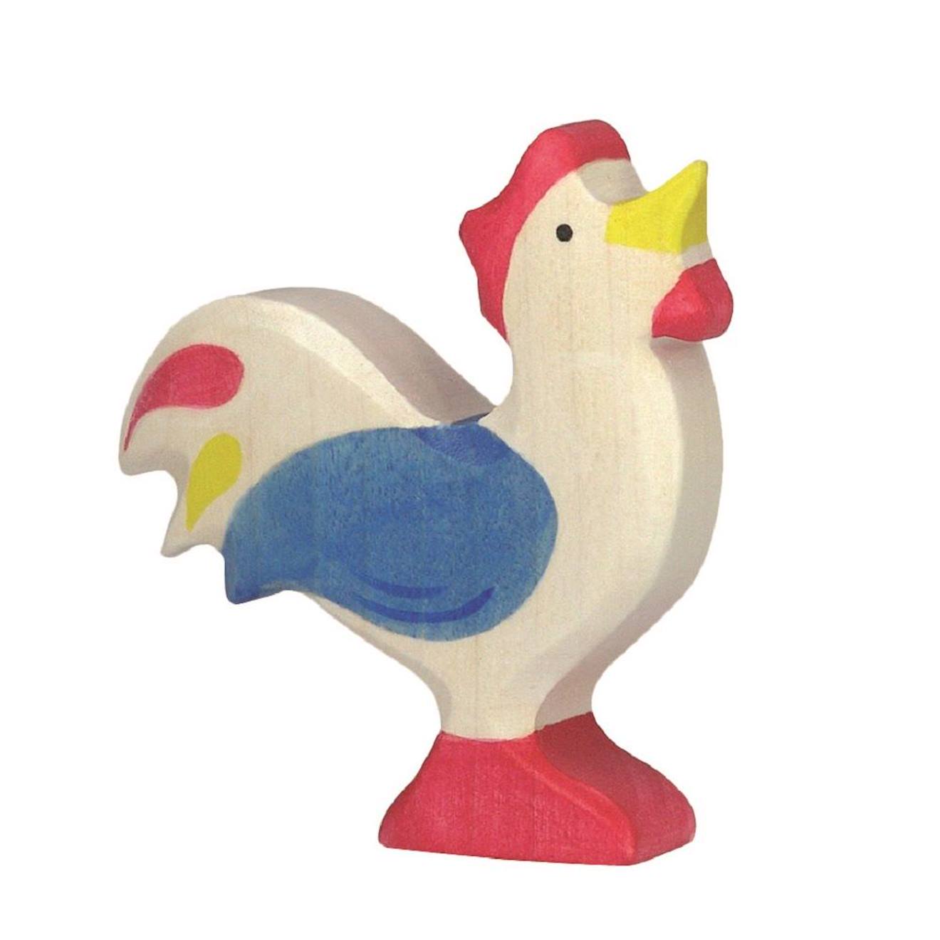 Figurine Coq Gaulois Bleu
