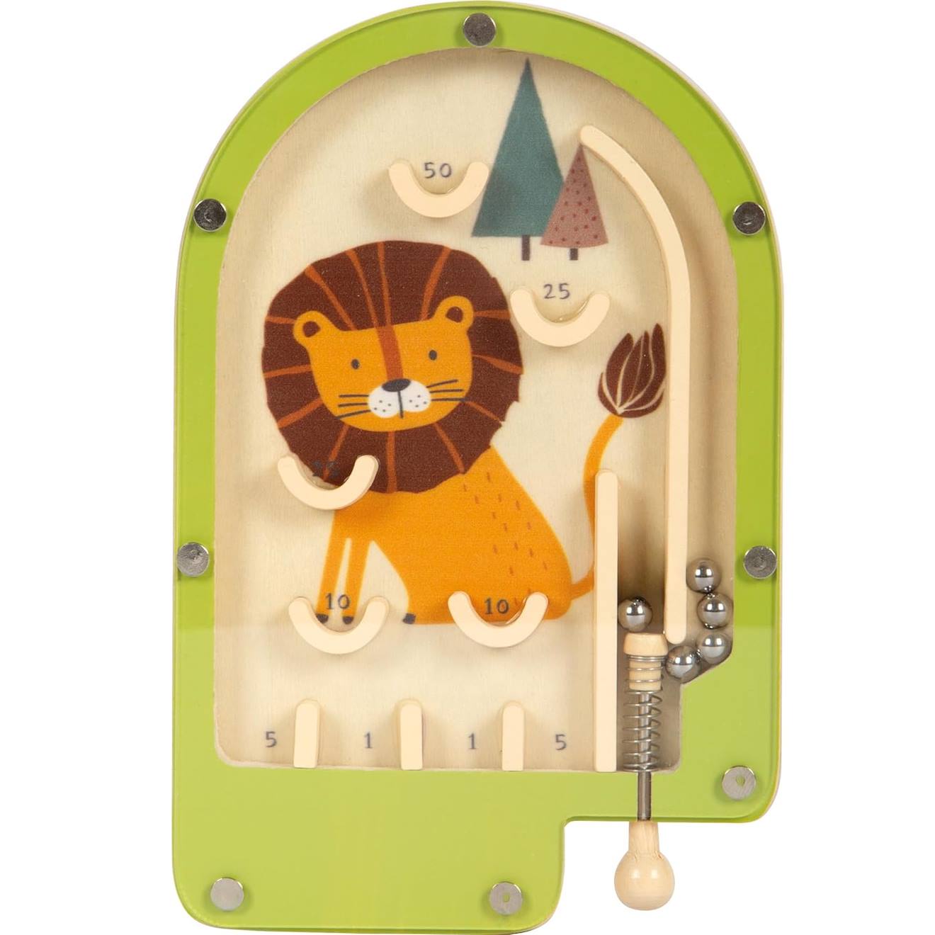 Mini Jeu De Flipper Lion Vert (Small Foot) - Image 1