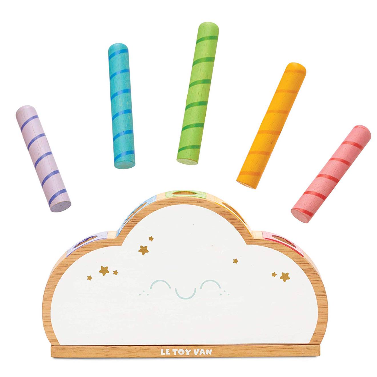 Nuage Arc-en-ciel Pop-up Blanc (Le Toy Van) - Image 1