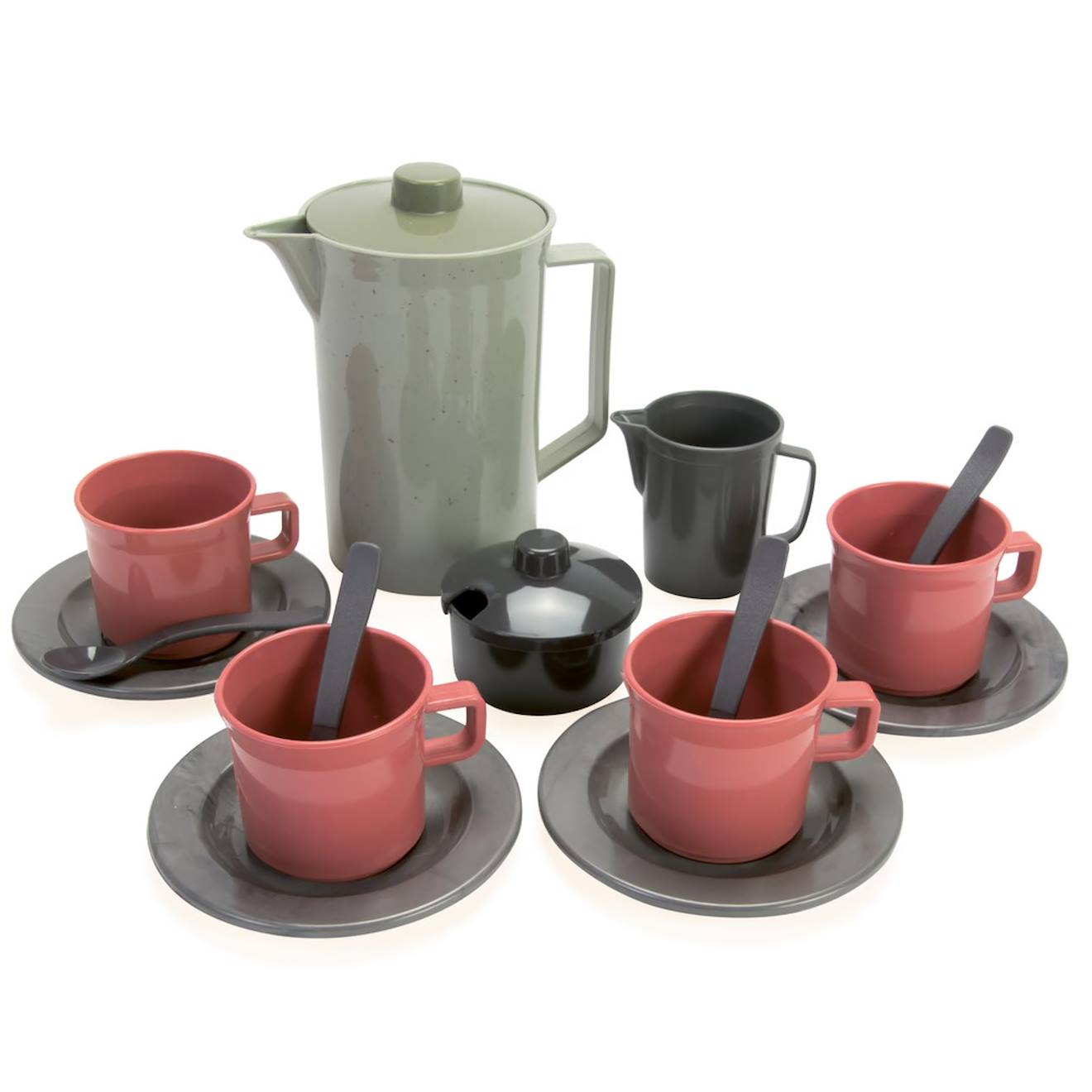 Set De Café En Filet 17 Pcs Vert