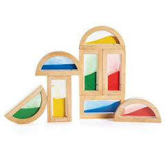 Jouet-Blocs arc-en-ciel - sable