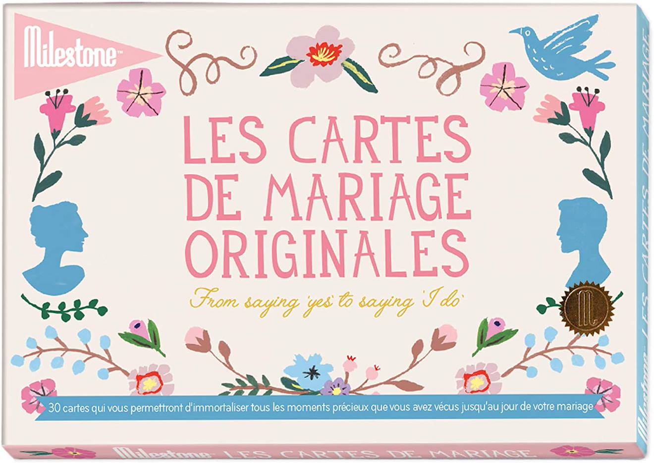 Cartes Souvenirs - Cartes De Mariage Originales Rose