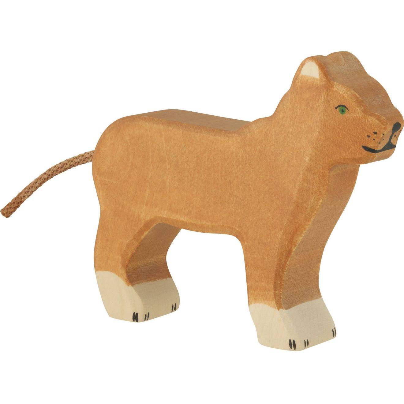 Figurine Lionne Marron
