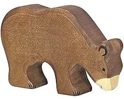 Jouet-Jeux d'imagination-Figurine ours brun