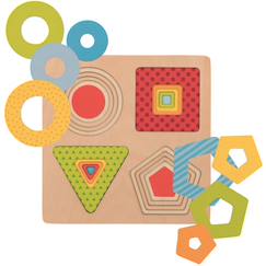 Puzzle Encastrement Formes Géométriques - Jeu D'encastrement