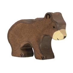 Jouet-Figurine petit ours brun
