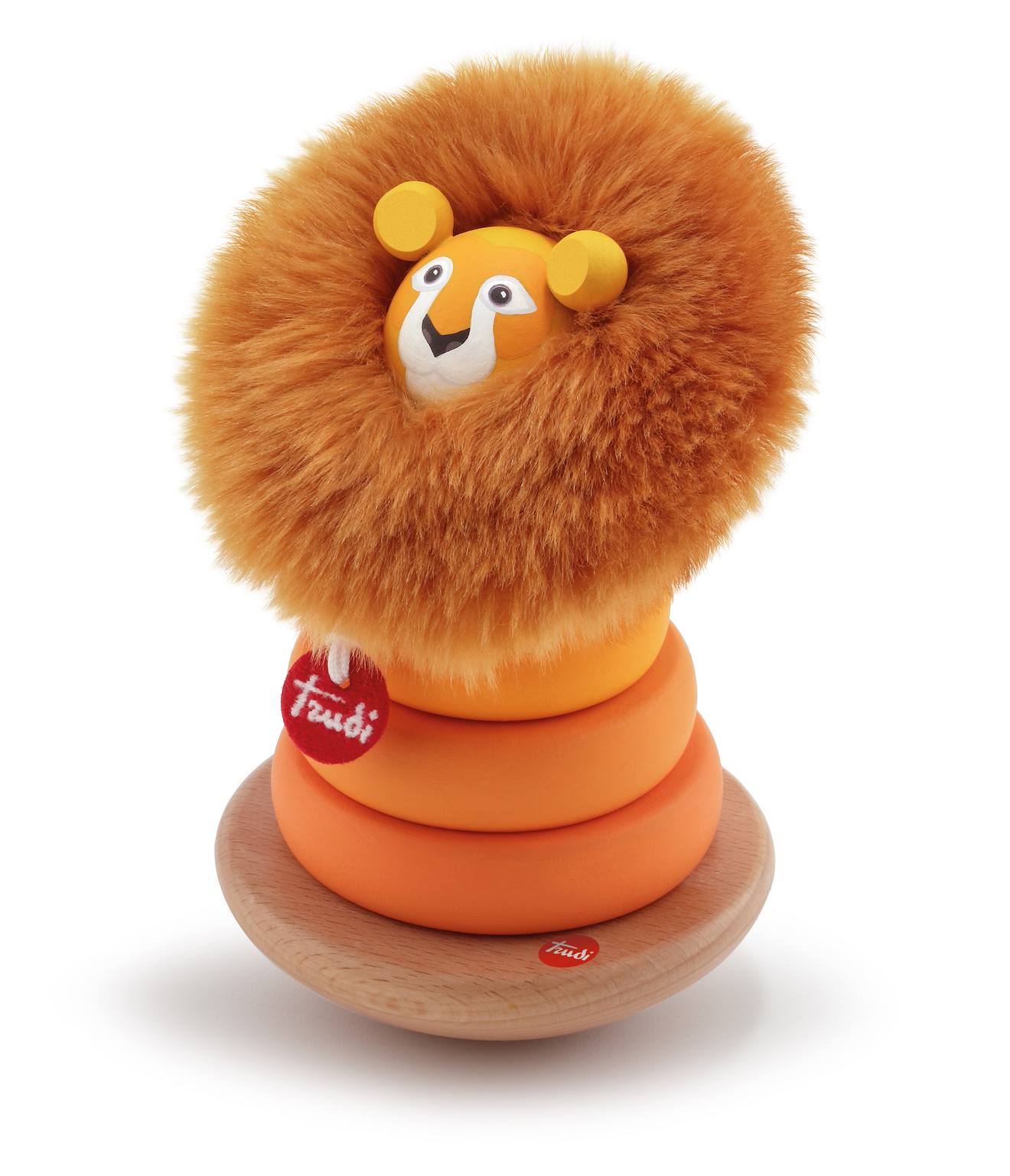 Empilable Magnétique Lion Marron