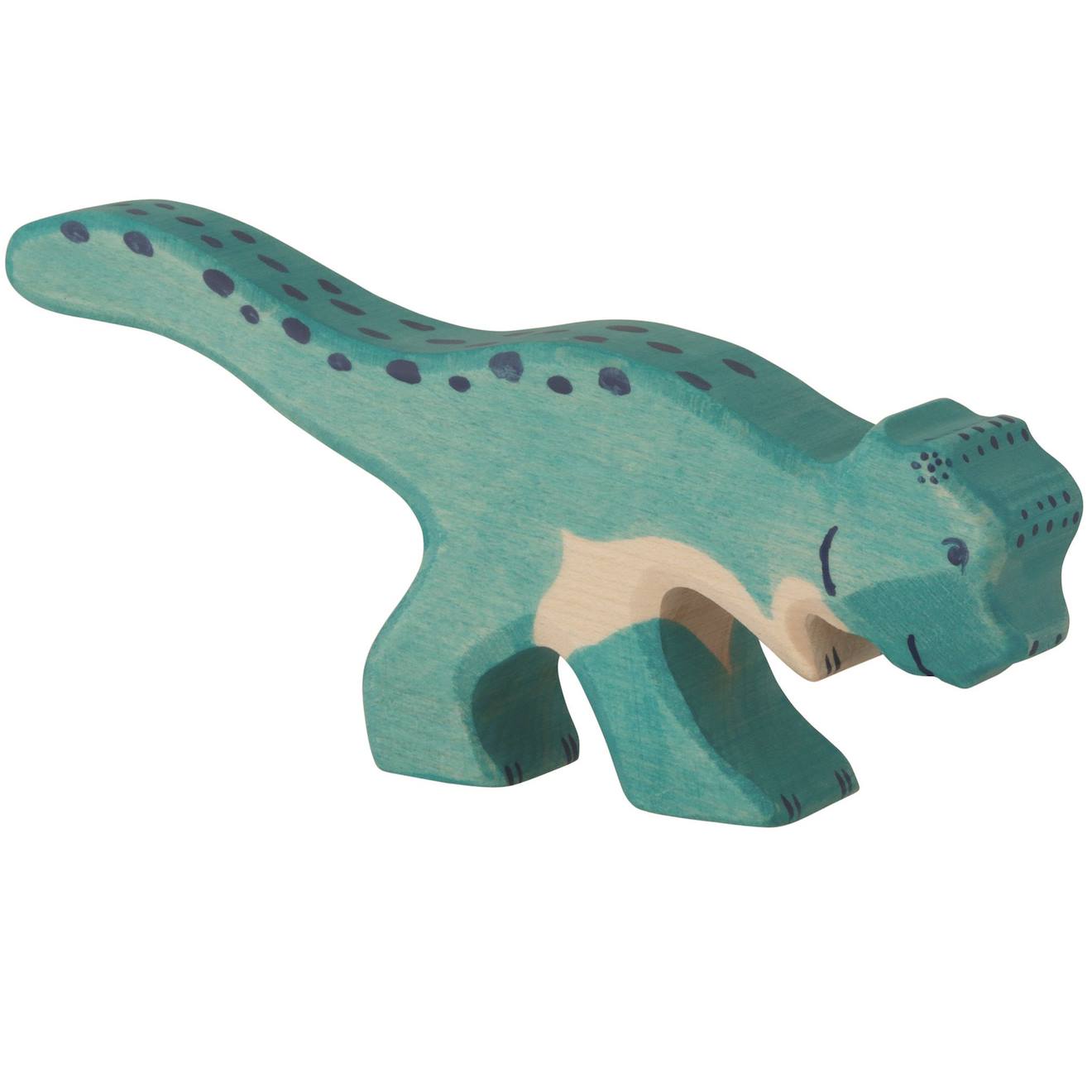 Figurine Pachycephalosaurus Bleu