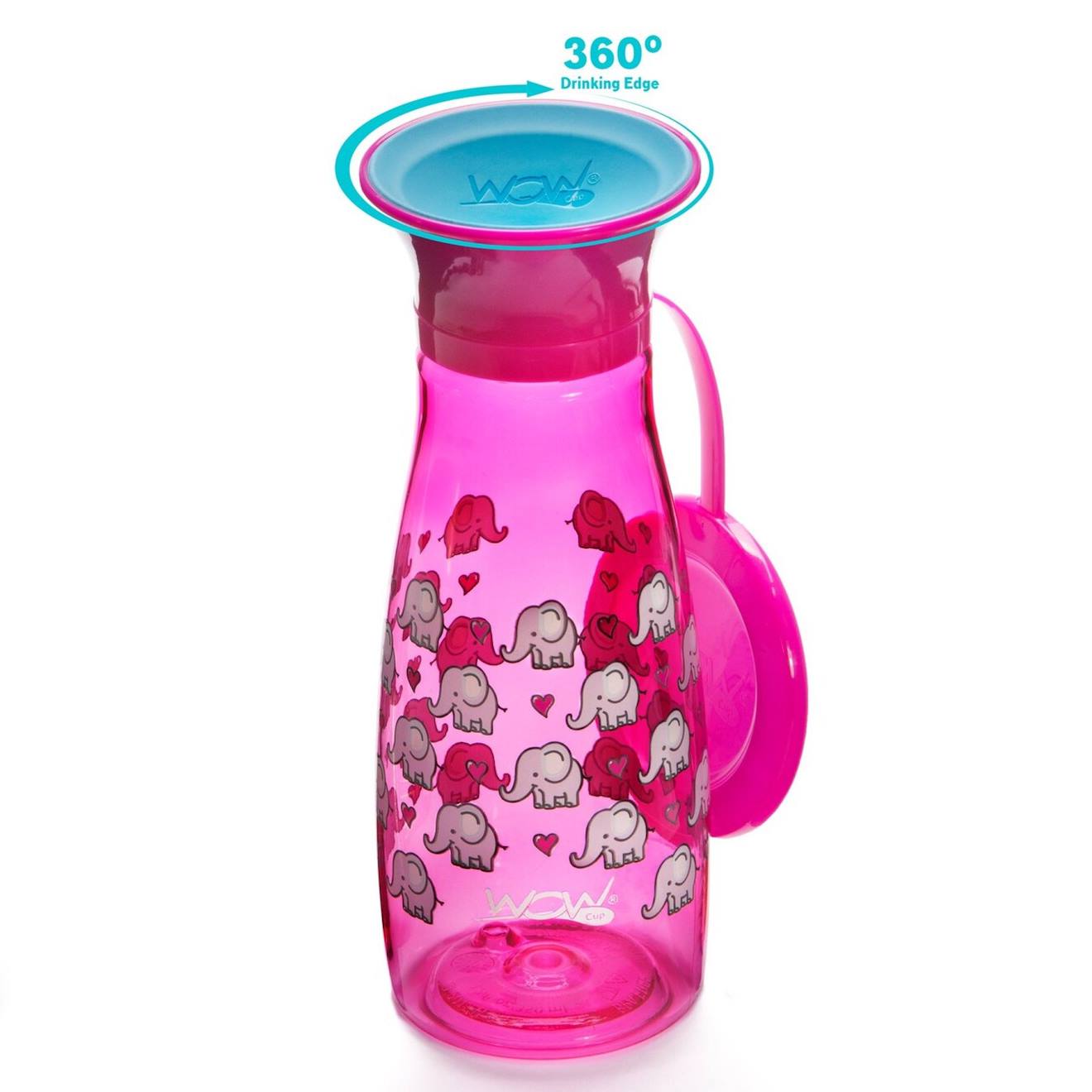 Gourde Enfant 360° - Antifuite Et Ergonomique Rose