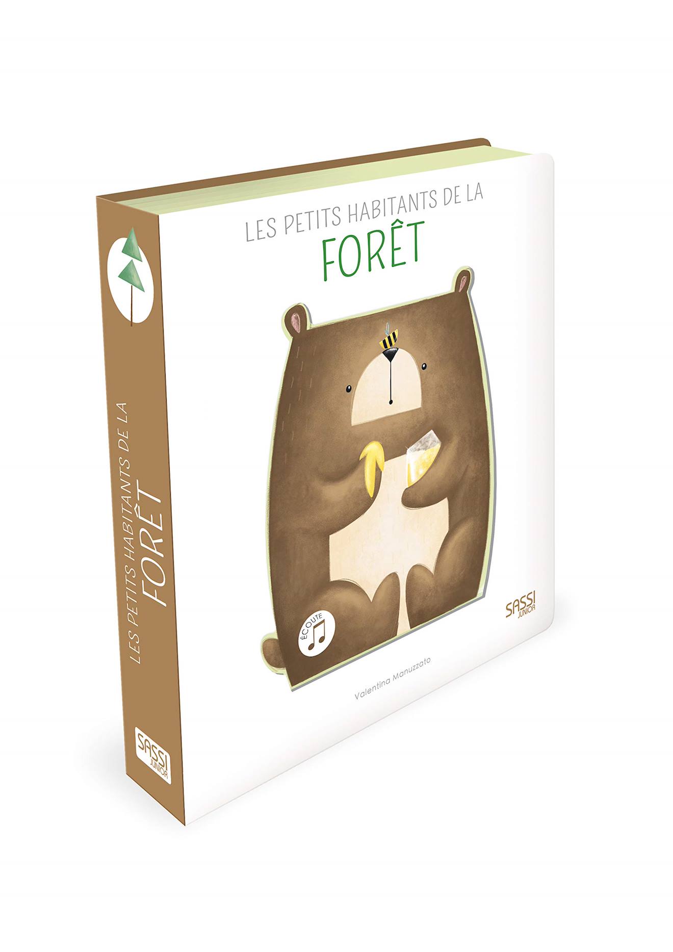 Livre Sonore - Les Petits Habitants De La Forêt Blanc