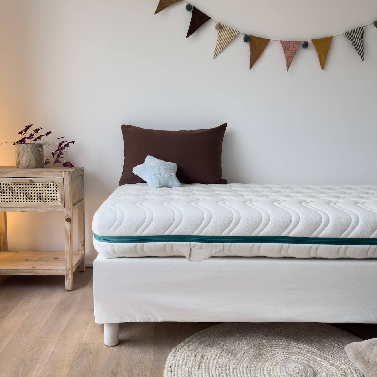 Matelas Enfant Cocolegend - Épaisseur 17 Cm Blanc
