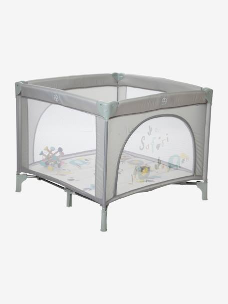 Vertbaudet - Parc pliant de voyage Baby'park gris