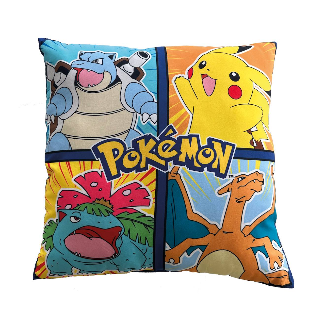 Coussin Imprimé 100% Polyester, Pokemon Friends Multicolore