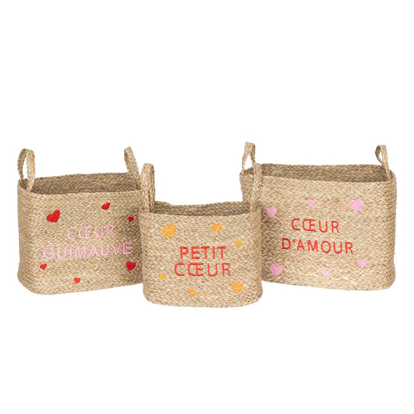 Lot De 3 Paniers Enfant - Neree Beige