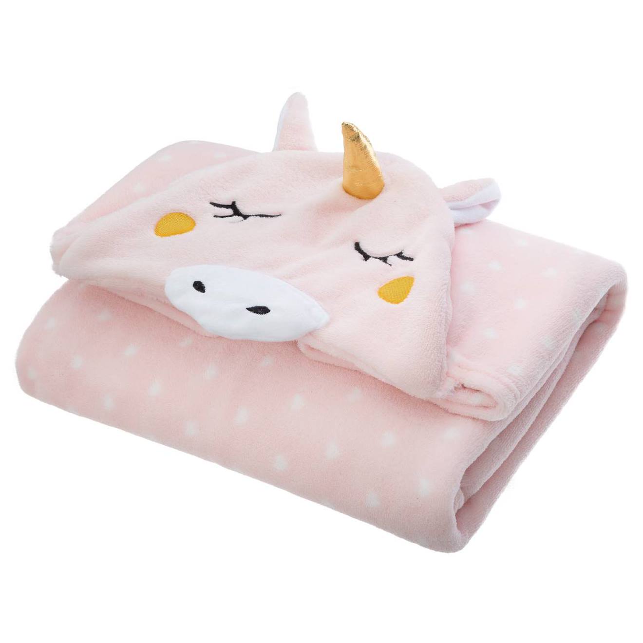 Plaid Enfant - Licorne Rose