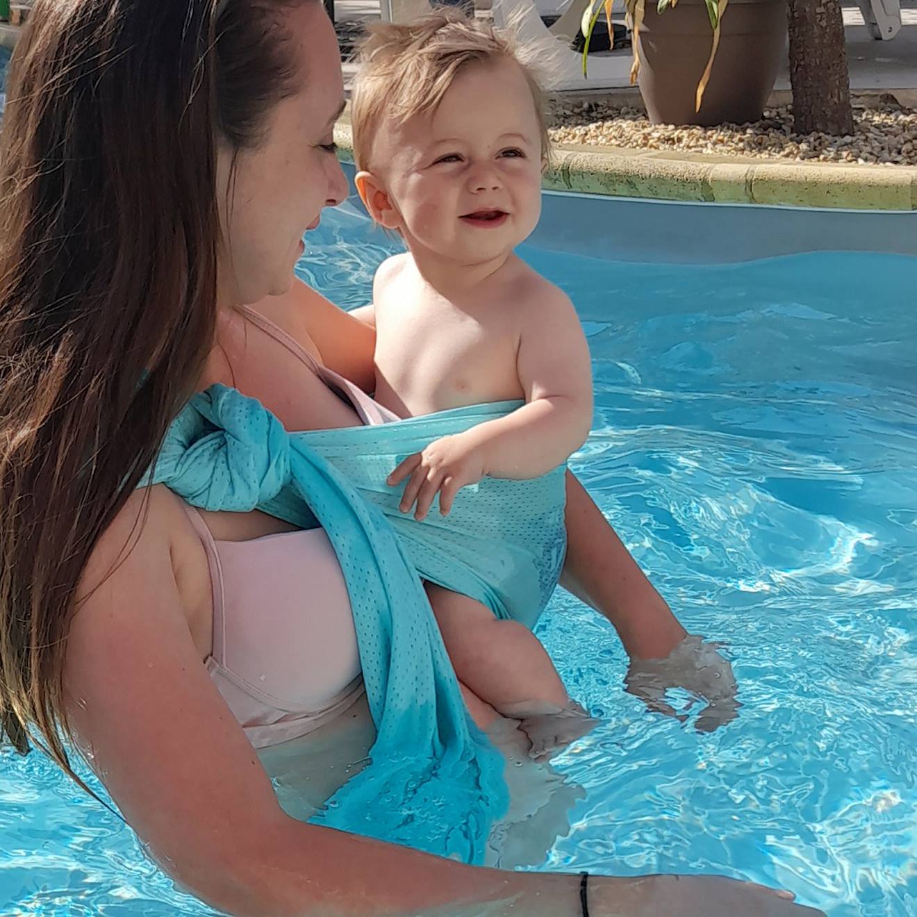 Porte-bébé Sling Sukkiri Vert Menthe