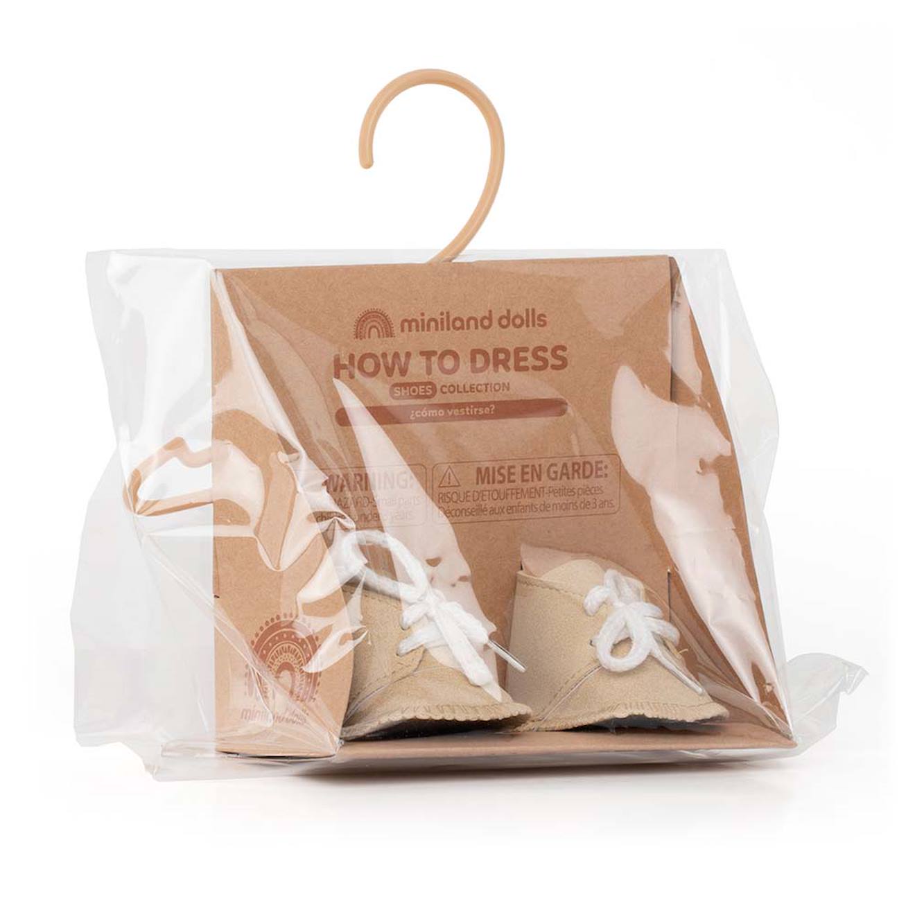 Chaussures Pour Poupées 38 Cm Gris (Miniland) - Image 1