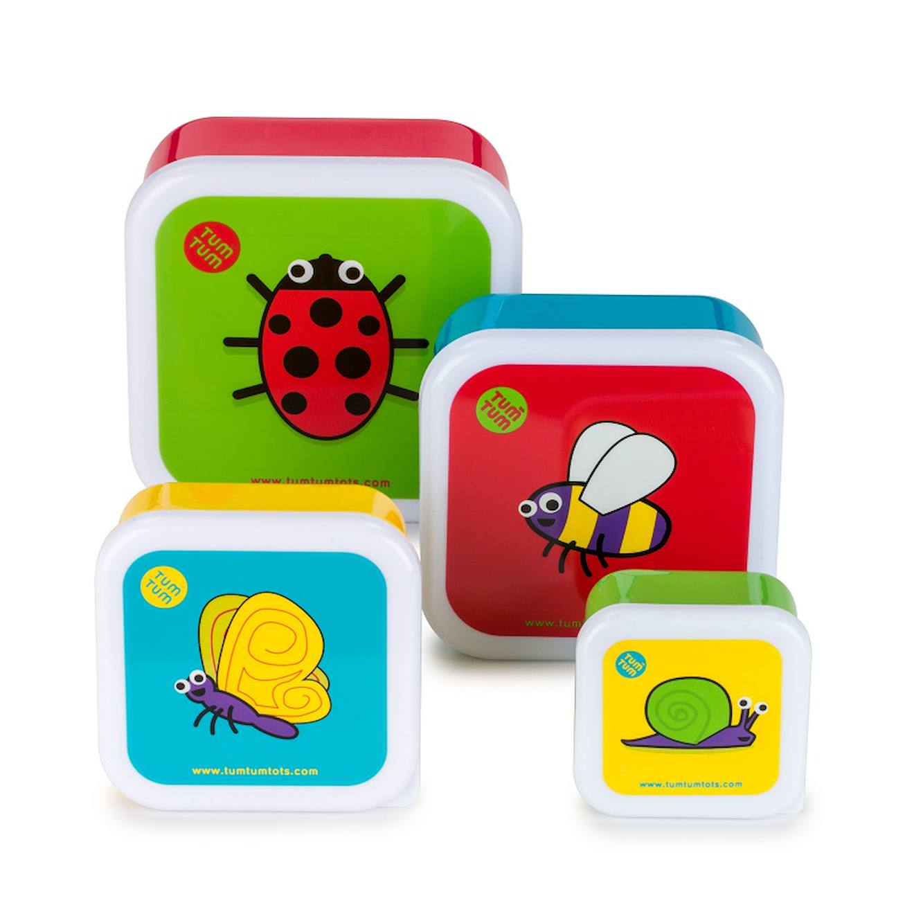 Lot De 4 Boites Gigognes Ladybird Multicolore
