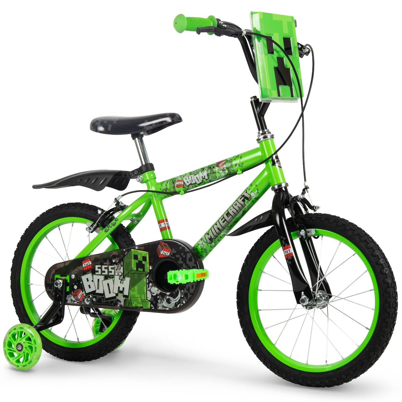 Vélo Enfant Minecraft 16 Vert Vert
