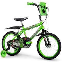 -Vélo enfant minecraft 16" vert