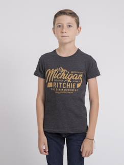 Garçon-T-shirt, polo, sous-pull-T-shirt-T-shirt col rond pur coton joultix garçon