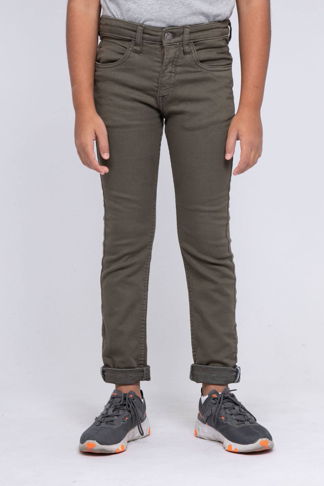 Pantalon 5 Poches Vaas Garçon Kaki