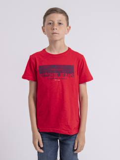 T-shirt col rond pur coton notelox garçon  - vertbaudet enfant
