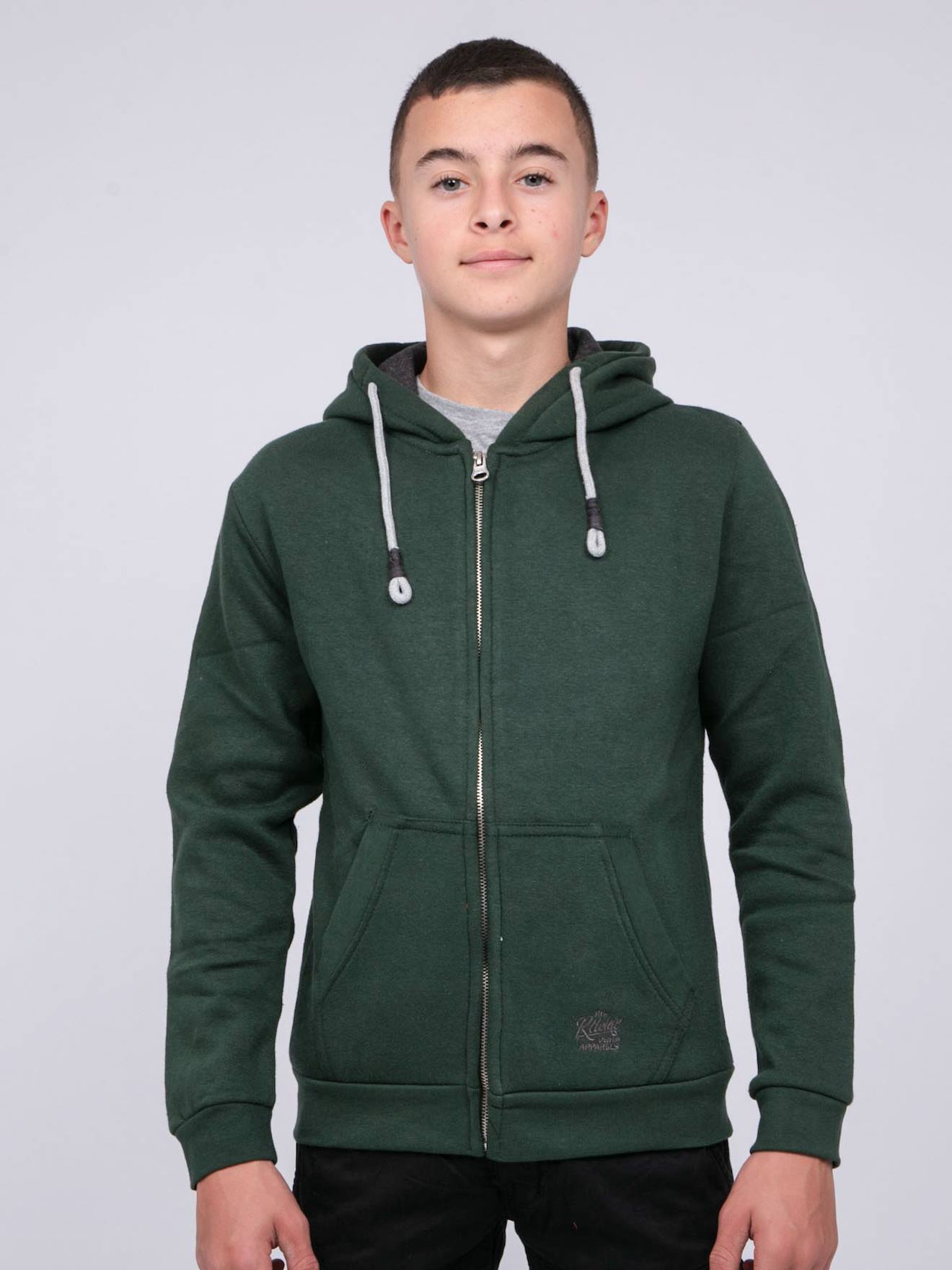Sweat Zipp Capuche Wamin Garon Vert 29 €