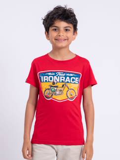 Garçon-T-shirt, polo, sous-pull-T-shirt-T-shirt manches courtes col rond pur coton nabojan garçon