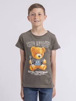 T-shirt col rond pur coton neverso garçon  - vertbaudet enfant