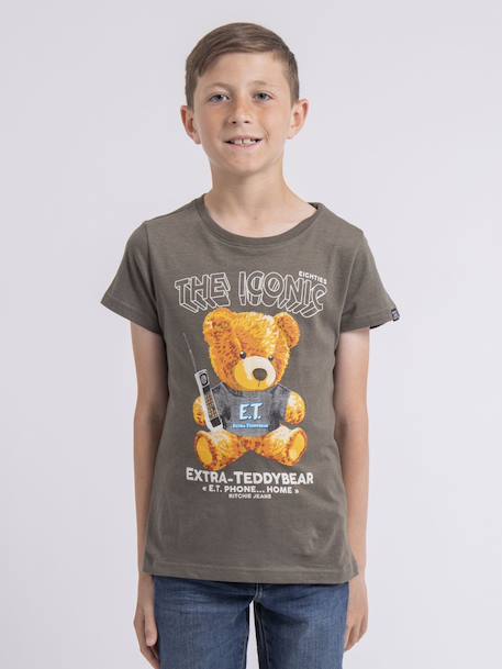 Garçon-T-shirt col rond pur coton neverso garçon