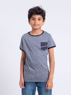 Garçon-T-shirt, polo, sous-pull-T-shirt-T-shirt manches courtes col rond pur coton nabastil garçon