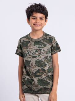 T-shirt manches courtes col rond pur coton niramax garçon  - vertbaudet enfant