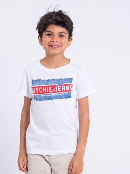 Garçon-T-shirt manches courtes col rond pur coton nipeter garçon