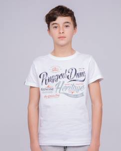 T-shirt col rond pur coton niloman garçon  - vertbaudet enfant