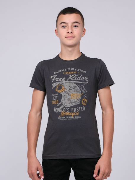 Garçon-T-shirt col rond pur coton jordy garçon