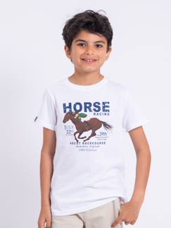 T-shirt manches courtes col rond pur coton neder garçon  - vertbaudet enfant