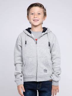 Sweat zippé capuche wamin garçon  - vertbaudet enfant