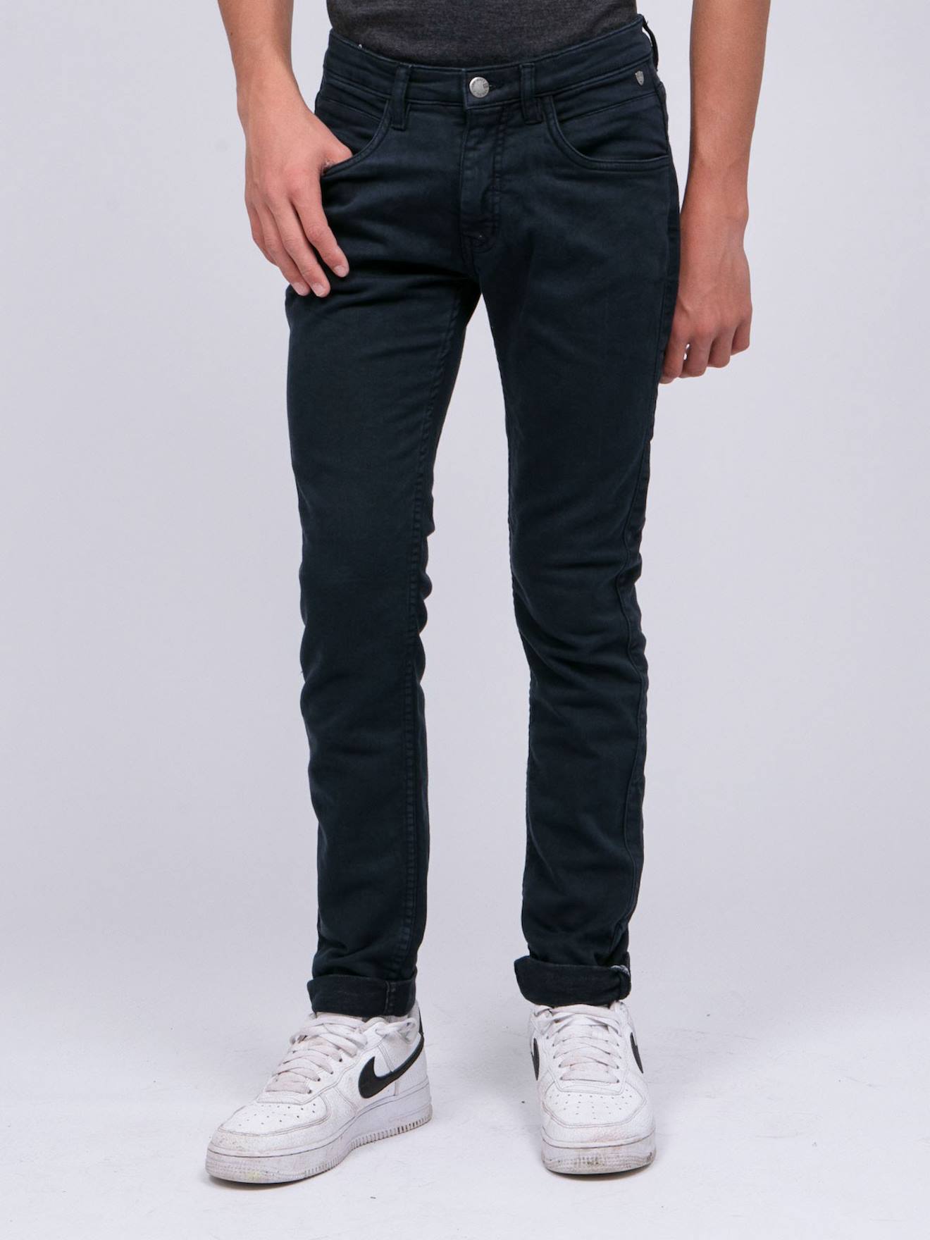 Pantalon 5 Poches Vaas Garçon Bleu Marine