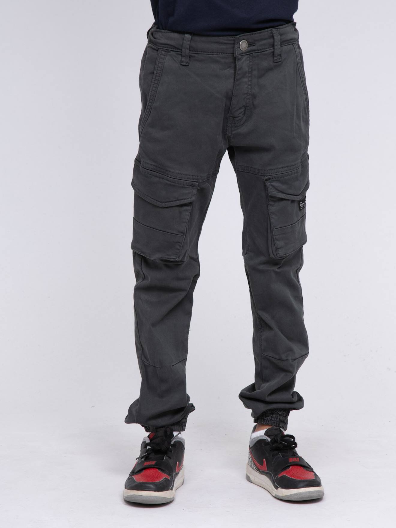 Pantalon Battle Vaour Garçon Gris