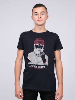 T-shirt col rond pur coton japing garçon  - vertbaudet enfant