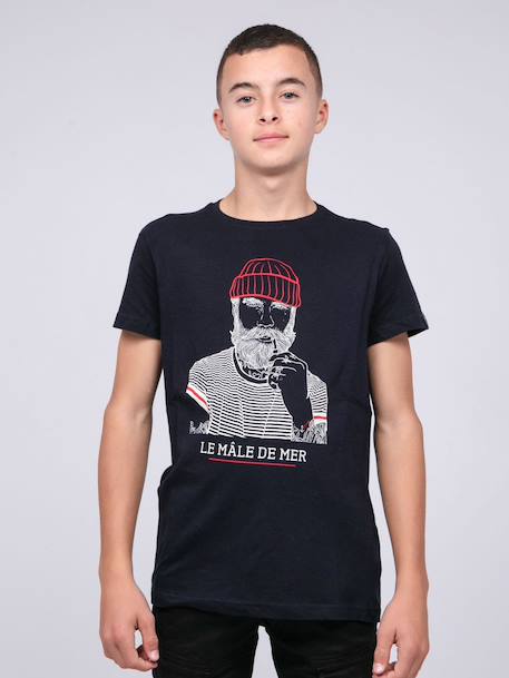 Garçon-T-shirt col rond pur coton japing garçon