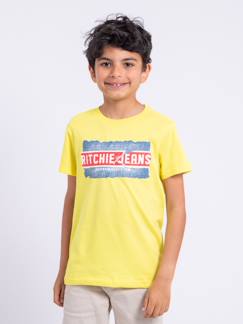 T-shirt manches courtes col rond pur coton nipeter garçon  - vertbaudet enfant