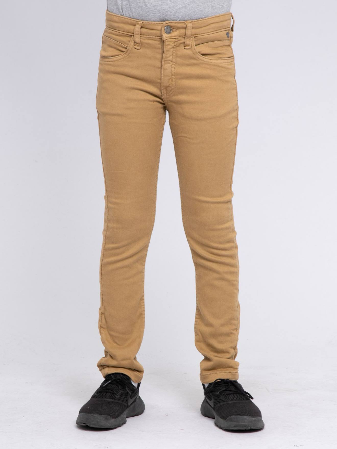Pantalon 5 Poches Vaas Garçon Marron