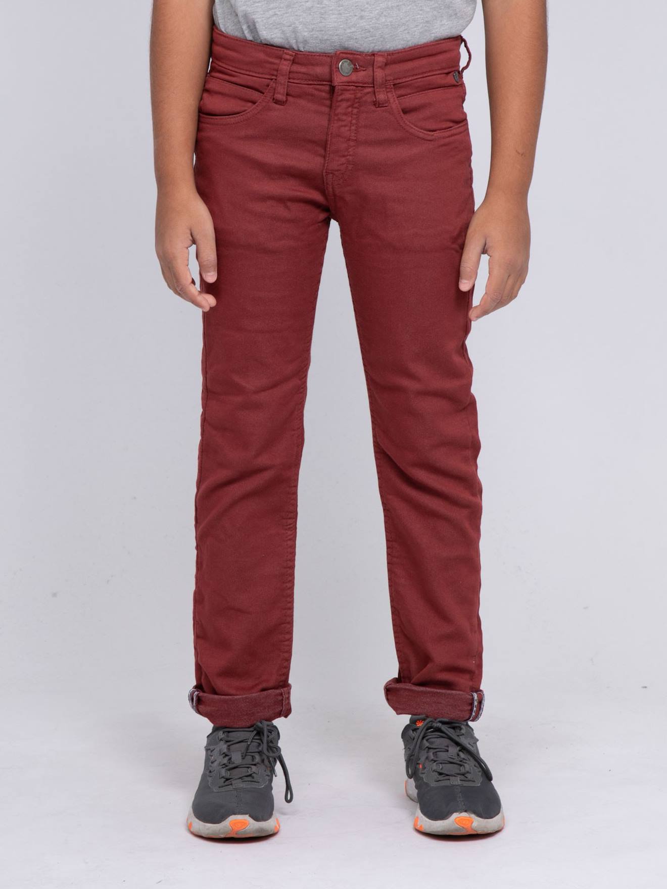 Pantalon 5 Poches Vaas Garon Bordeaux 24 €