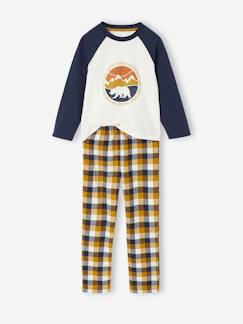 Pyjama garçon flanelle ours   - vertbaudet enfant