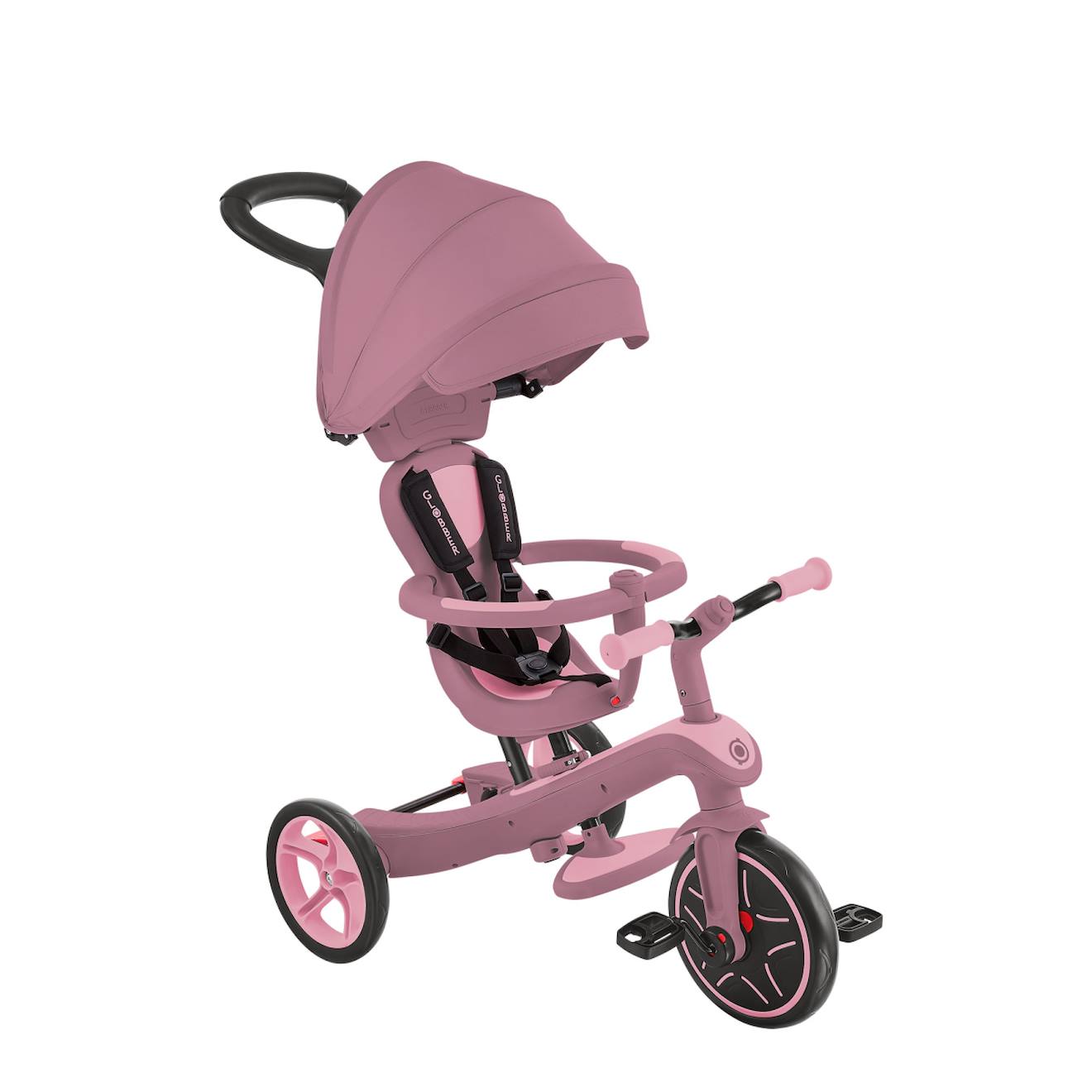 Tricycle Évolutif Explorer 4 En 1 Deluxe Eco Rose Berry